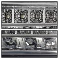 Acanii For 1999-2006 Gmc Sierra 1500 2500 Yukon Xl Black Led Bumper Parking Lights Turn Signal Lamps Set Left Right