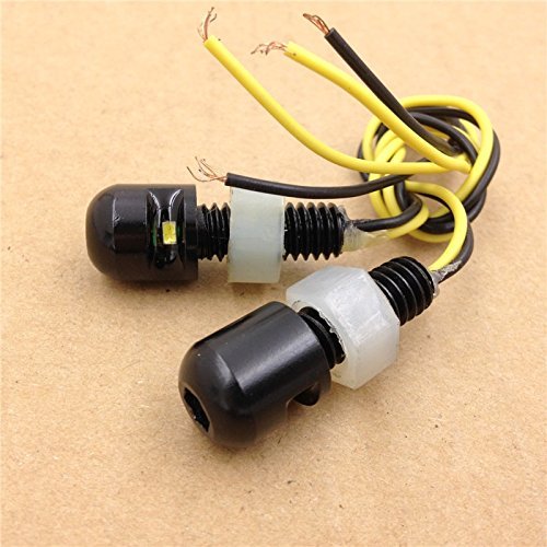 Motorcycle Black Universal Led License Tag Plate Bolt Lights B01c0sv602