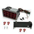Nslumo F1 Style Led Brake Light Red Lens Rear Fog Lights Stop Tail Lamp Assembly For 2011-2021 Su Baru Wrx Sti Xv Impereza Car