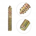 Uxcell 3 8-16x2-1 4 Hanger Bolts 16pcs Double Ended Screws Wood Dowel For Furniture