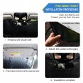 Oarencol Animal Dragon Eyes Car Windshield Sun Shade Foldable Uv Ray Visor Protector Sunshade To Keep Your Vehicle Cool 55 X 27