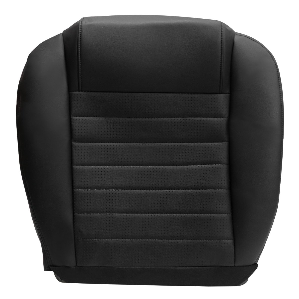 Passenger Bottom Perforated Leather Seat Cover Fit For Ford Mustang Gt 2005-2009