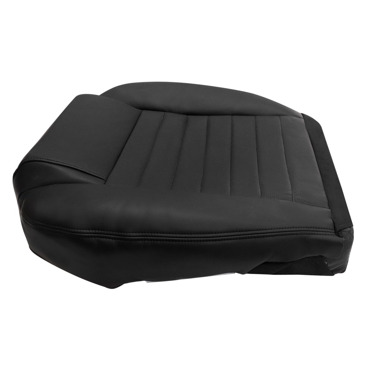 Passenger Bottom Perforated Leather Seat Cover Fit For Ford Mustang Gt 2005-2009