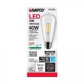 Satco 6pk 5w St19 Led 4000k Medium Base Dimmable 40w Equiv