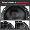 A-premium Rear Differential Cover With Drain Plug Compatible Chevrolet Silverado 1500 Tahoe Avalanche Suburban Cadillac