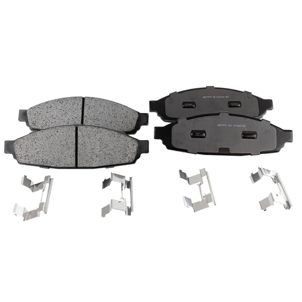 Front Ceramic Brake Pad Set For Lincoln Aviator 2003 To 2005 2 Wheel Replacement 2c5z2001aa