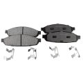 Front Ceramic Brake Pad Set For Lincoln Aviator 2003 To 2005 2 Wheel Replacement 2c5z2001aa