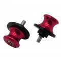 Xkh- 6mm Cnc Rear Bike Stand Swingarm Spools Compatible With Aprilia Ducati Mt-01 Fz6r Red B076gzgk7d