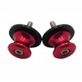 Xkh- 6mm Cnc Rear Bike Stand Swingarm Spools Compatible With Aprilia Ducati Mt-01 Fz6r Red B076gzgk7d