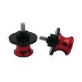 Xkh- 6mm Cnc Rear Bike Stand Swingarm Spools Compatible With Aprilia Ducati Mt-01 Fz6r Red B076gzgk7d