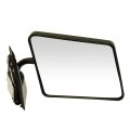 Passenger Side View Mirror For Gmc Sonoma 1991 1992 1993 1994 Black Plastic Housing Manual Adjustment Convex Clear Glass Part 
