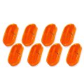 8x 6 Led Oblong Trailer Side Marker Lights Amber Lens Clearance Lamps Waterproof Surface Mount For Trucks Trailers Rvs And Vans 