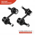 A-premium Set Of 8 Front Sway Bar Link Upper Lower Ball Joint Inner Outer Tie Rod End Compatible With Honda Accord 2008 2009