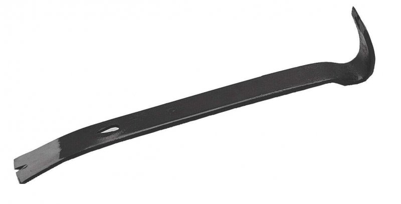 W2022 15 In Heavy Duty Flat Utility Pry Bar Drop Forged Carbon Steel Crowbar With Integrated Nail Puller And Rust Resistant