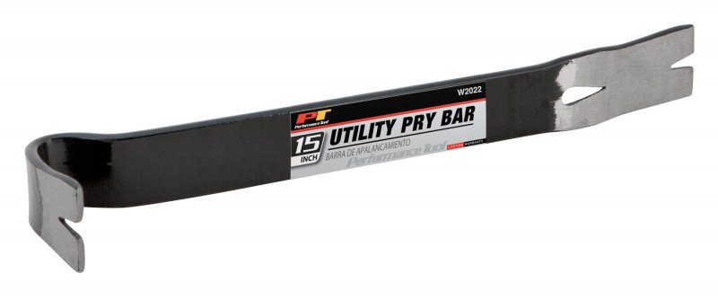 W2022 15 In Heavy Duty Flat Utility Pry Bar Drop Forged Carbon Steel Crowbar With Integrated Nail Puller And Rust Resistant
