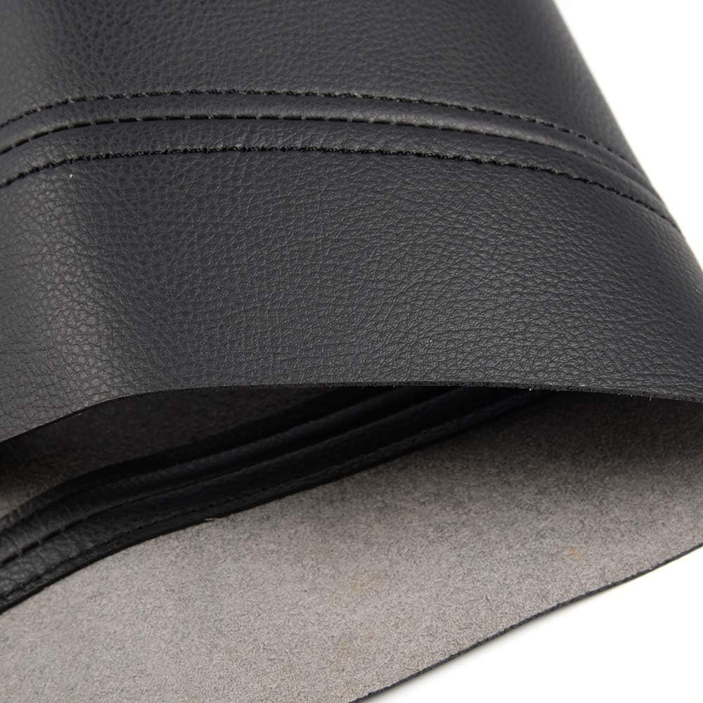 2pcs Leather Front Door Panels Armrest Cover Skin For Honda Accord Sedan 2008-2012 Black Only Fit Coupe 2 Doors