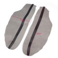 2pcs Leather Front Door Panels Armrest Cover Skin For Honda Accord Sedan 2008-2012 Black Only Fit Coupe 2 Doors
