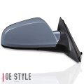 Gm1321342 Oe Style Powered Passenger Right Side View Door Mirror Compatible With Chevy Malibu Saturn Aura 08-12
