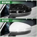 Motoforti Side View Mirror Cover Trim Shell Right Cap Replacement For Chevrolet Cruze 2017-2019 Abs White