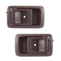 Interior Door Handle Pair For Toyota 4runner 1996 2002 Front Or Rear Driver And Passenger Side Textured Brown Replacement 