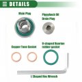 Motoforti Universal Oil Drain Plug Self Tapping Oversize Piggyback Thread Repair Kit M12 1-1 25 X 15mm Stainless Steel Silver
