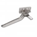 Uxcell Stainless Steel Casement Window Locking Handle Grip Right Hand Silver Tone 2pcs