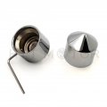 Httmt Mt248-002- 28mm Front Axle Nut Covers Compatible With H-d Choppers Suzuk Kawasak Yamah Chr