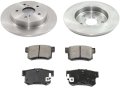 Rear Ceramic Brake Pads And Rotor Kit For 2007-2013 Suzuki Sx4