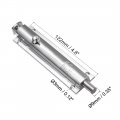 Uxcell Door Flush Bolt 5 Zinc Alloy Security Sliding Barrel Latch Lock With Spring Switch Nickel Plated