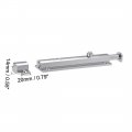 Uxcell Door Flush Bolt 5 Zinc Alloy Security Sliding Barrel Latch Lock With Spring Switch Nickel Plated