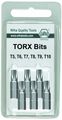Wiha 71570 T5 To T10 Torx Insert Bit 6-pack 