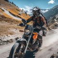 Ahr Offroad Full Face Motorcycle Helmet With Goggles Yellow Lens Atv Dirt Bike 