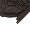Weather Stripping Door Seal 29 Ft Foam Kerf Strips V-shape Soundproofing Exterior Frame Strip For Large Gap Brown Cover Grey 