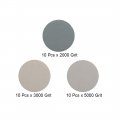 Uxcell 1-inch Hook And Loop Sanding Disc Wet Dry Silicon Carbide 2000 3000 5000 Grit Assorted 30 Pcs