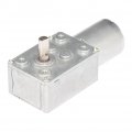 Bemonoc Small Turbo Worm Geared Motor 12v Low Speed 2rpm Reversible High Torque Shaft 6mm
