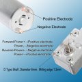 Bemonoc Small Turbo Worm Geared Motor 12v Low Speed 2rpm Reversible High Torque Shaft 6mm