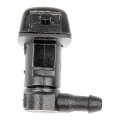 Windshield Washer Nozzle For Mercury Milan 2008 2009 2010 2011 Plastic Snap On Attachment Black 0 23 In Hose Port Diameter 