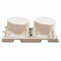X Autohaux Car Center Console Cup Holder 51168217955 Beige For Bmw E46 1999-2005
