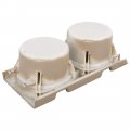 X Autohaux Car Center Console Cup Holder 51168217955 Beige For Bmw E46 1999-2005