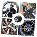 Supvox 1 Set Tire Valve Bonnet Sign Decor Tyre Caps Stem Covers Dust For Car Tyres Supply Motorcycle Stainless Steel