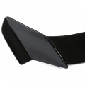 Hecasa Rear Trunk Spoiler Wing Compatible With 2016-2021 Honda Civic Hatchback Lid Painted Black Abs Plastic