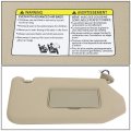 I Factory Style Sun Visor Sunshade With Mirror And Vanity Light Compatible Infiniti Jx35 Qx60 Pathfinder 13-19 Driver Passenger