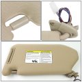 I Factory Style Sun Visor Sunshade With Mirror And Vanity Light Compatible Infiniti Jx35 Qx60 Pathfinder 13-19 Driver Passenger