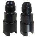 Xspeedonline 2pcs 6an Efi Flare Fitting 9 16-18unf 3 8 5 16 Id 37a Degree Sealed Aluminum 6061-t6 Fuel Rail Transmission Cooler