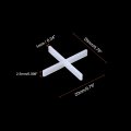 Uxcell 300pcs Tile Spacers 1mm 3 64 Wall Floor Plastic Cross Spacer For Ceramic Installation White