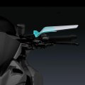 Ledishun Motorcycle Rearview Mirrors Wind Wing Adjustable Rotating Side Mirror Winglet Compatible With Bmw M 1000r 2023