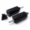 Httmt- Spike Frame Slider Crash Protector Billet Black For 02-03 Yzf R1 Yzf-r1 P N Mt290-010