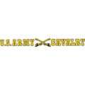 U S Army Cavalry Clear Window Strip 