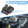 Uxcell 1 Set 5 Pin No 4f0973705 Mass Air Flow Maf Connector Adapter Plug Clip Kit Replacement For Vw Audi