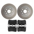 A-partrix Rear Disc Brake Pads And Rotors Kit Fits Gs300 Gs430 Is350 2006 Gs350 Gs450h 2007 Gs460 2008 